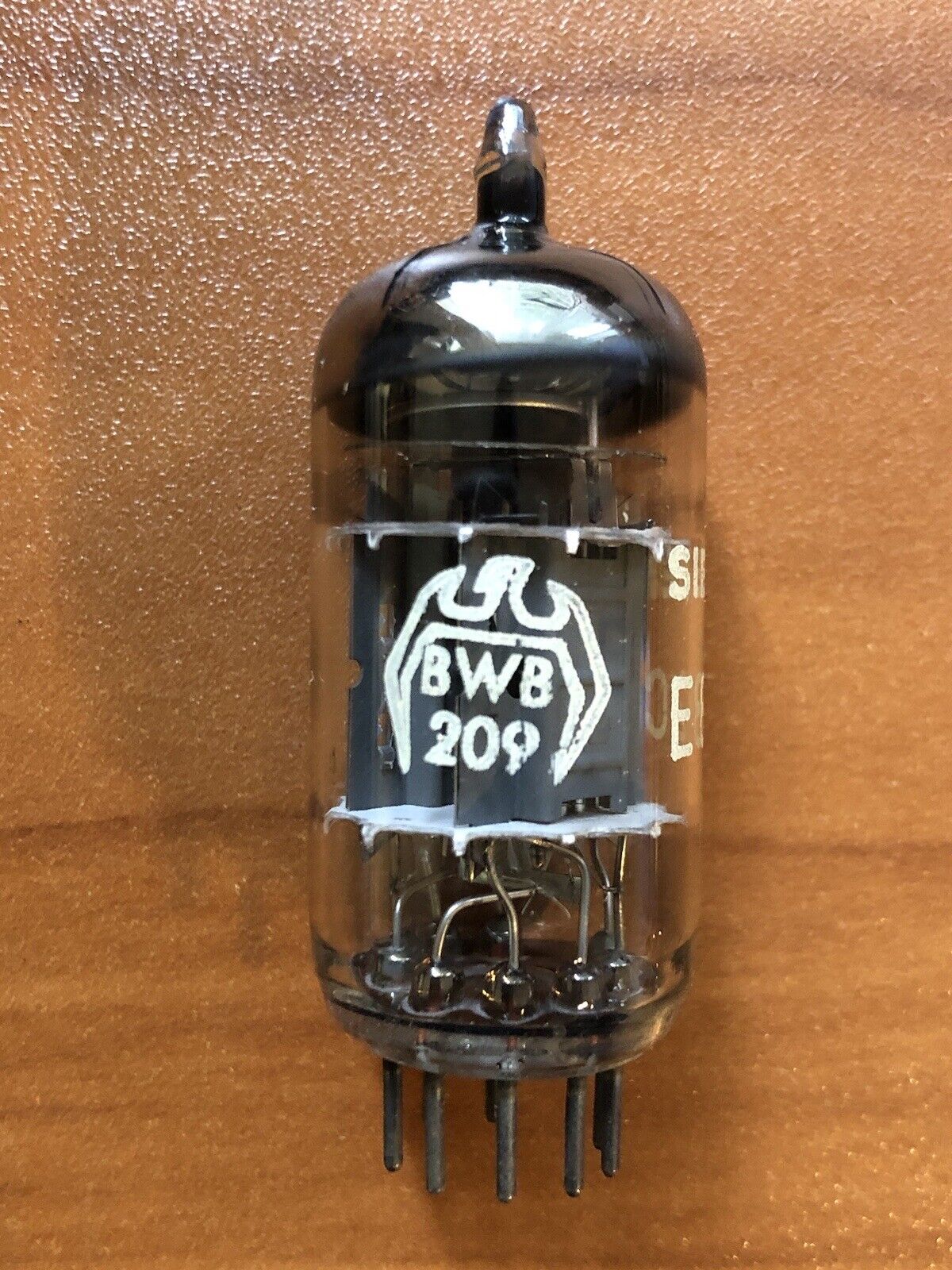 Siemens E82CC ECC82 12AU7 Preamp Tube - BWB Military Triple Mica - Munich 1963