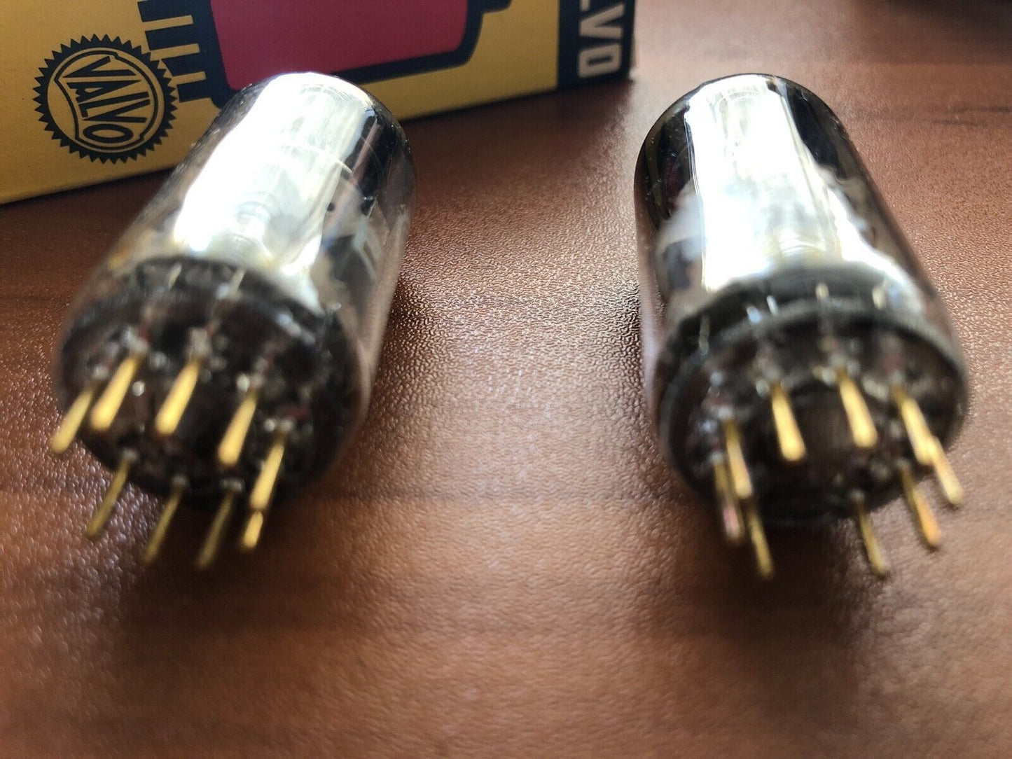 Valvo Heerlen E88CC 6922 CCa 6DJ8 ECC88 Preamp Tubes Matched Pair - 1962 - NOS