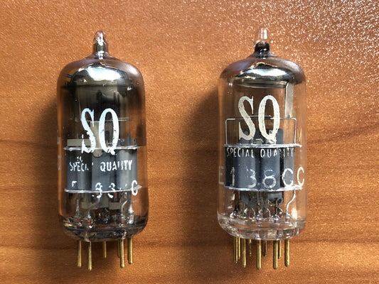 Philips SQ E188CC 7308 Preamp Tubes Matched Pair - Miniwatt - Holland 1965 - NOS