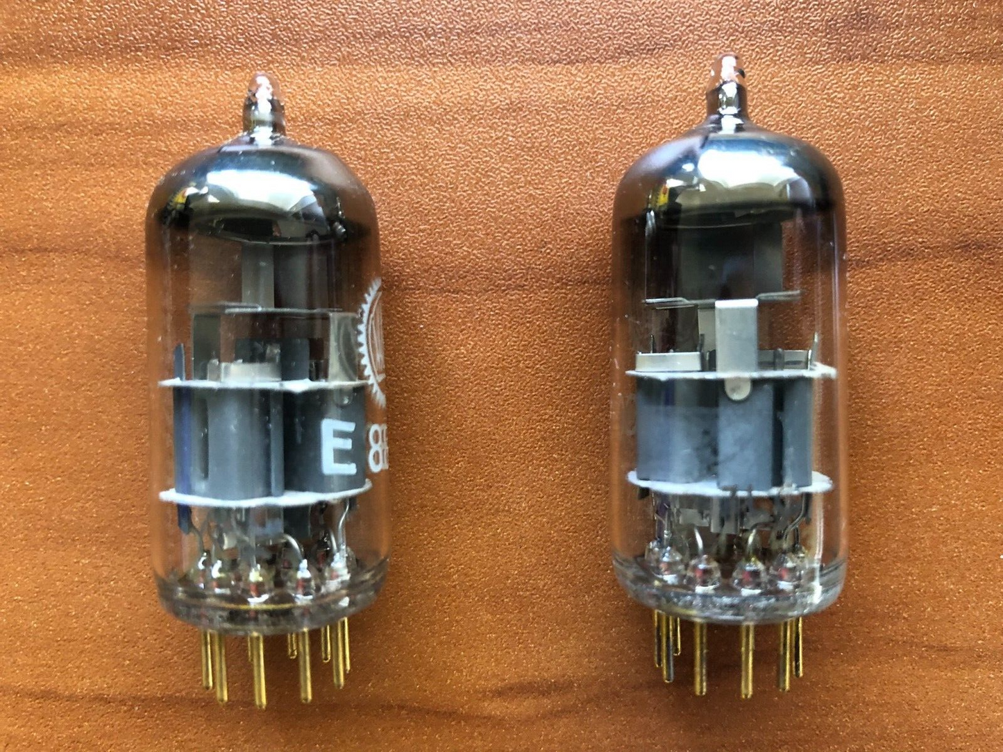 Valvo Heerlen E88CC 6922 CCa 6DJ8 ECC88 Preamp Tubes Matched Pair - 1962 - NOS