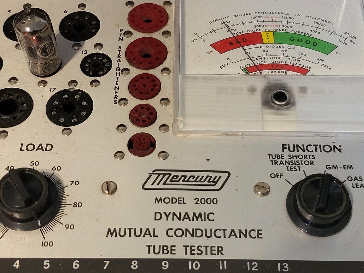 Valvo ECC83 12AX7 Short Plates Angled Getter