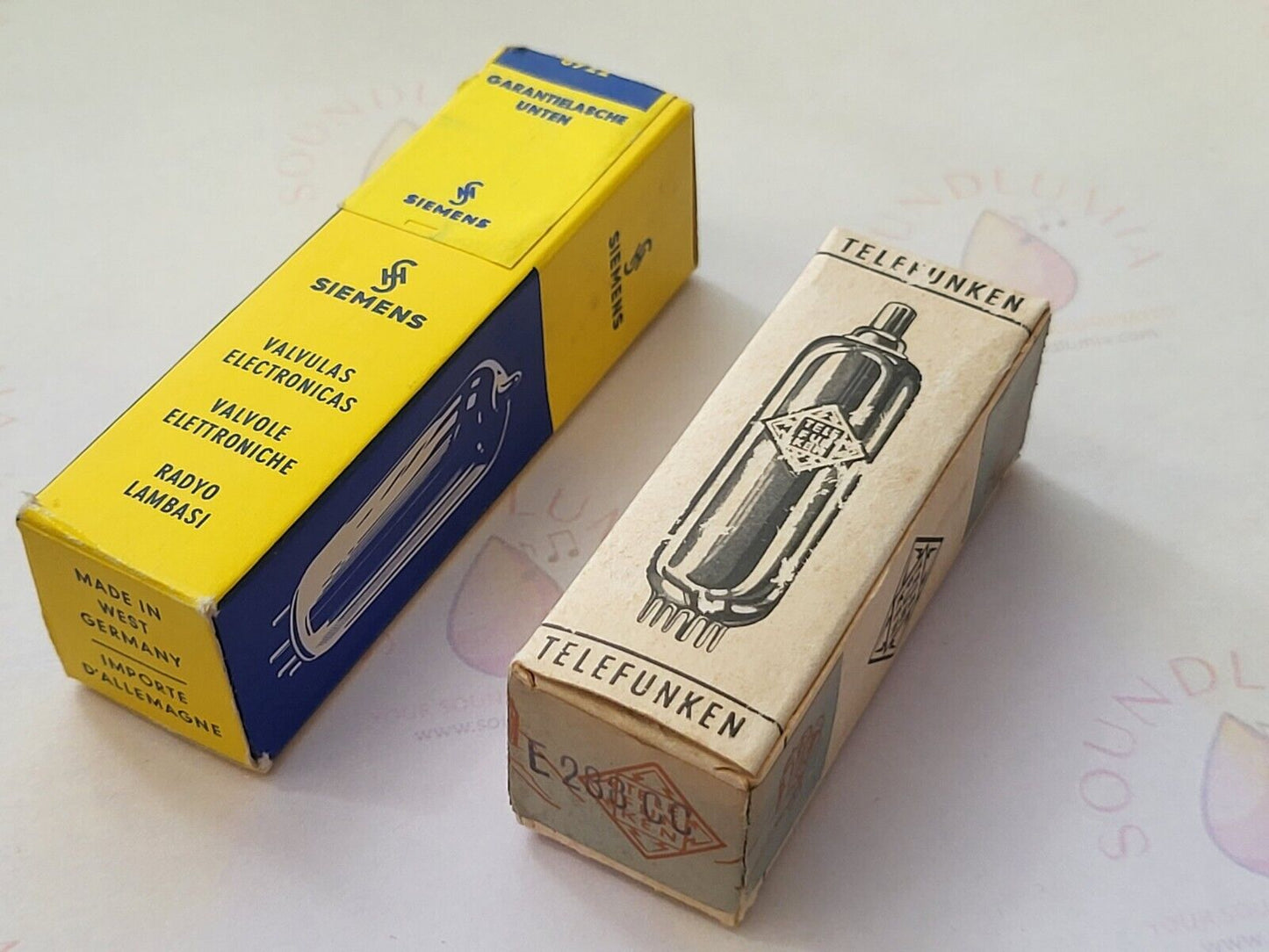 Siemens E288CC = E188CC Passendes Paar in Originalverpackungen - München 1965 N0 2# - NOS