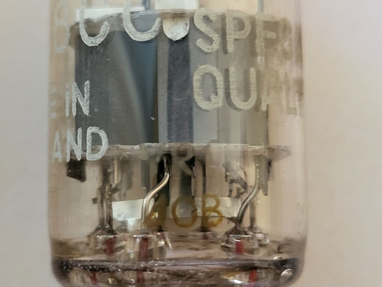 Philips SQ E188CC 7308 D-Getter passendes Paar - Holland 1959/60 VR0/VR1 - NOS