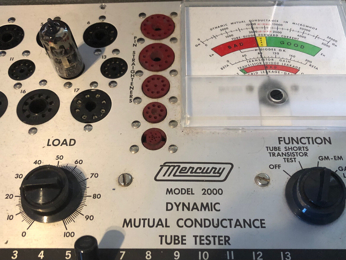 Mullard E88CC 6922 6DJ8 ECC88 CCa Preamp Tube w/ Blue Tip - Mitcham 1964 -Strong