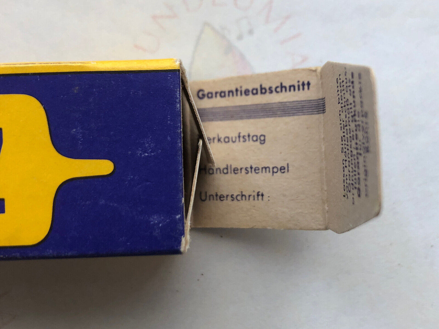 Lorenz ECC82 12AU7 Audio Tube Original Packaging - Germany 1960s - Strong NOS