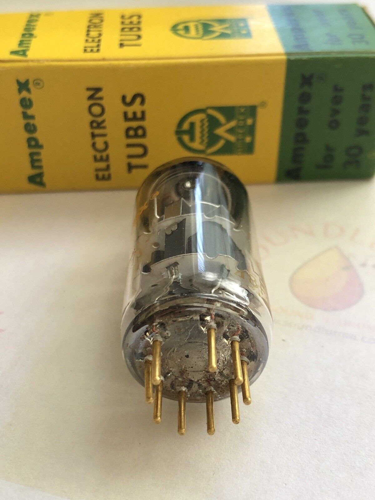 Amperex PQ 6922 E88CC Preamp Tube - Holland 1968 - Strong NOS