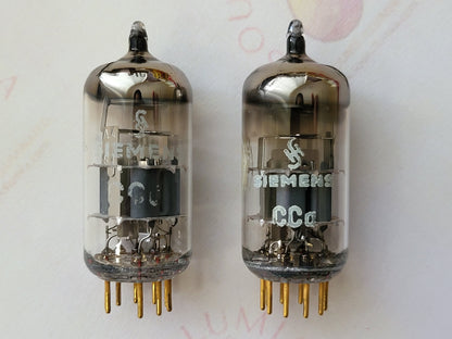 Siemens CCa (E88CC+) Silver Shield A-Frame Matched Pair w/ BWB Tube - Munich A4 9L/A6 0G - NOS