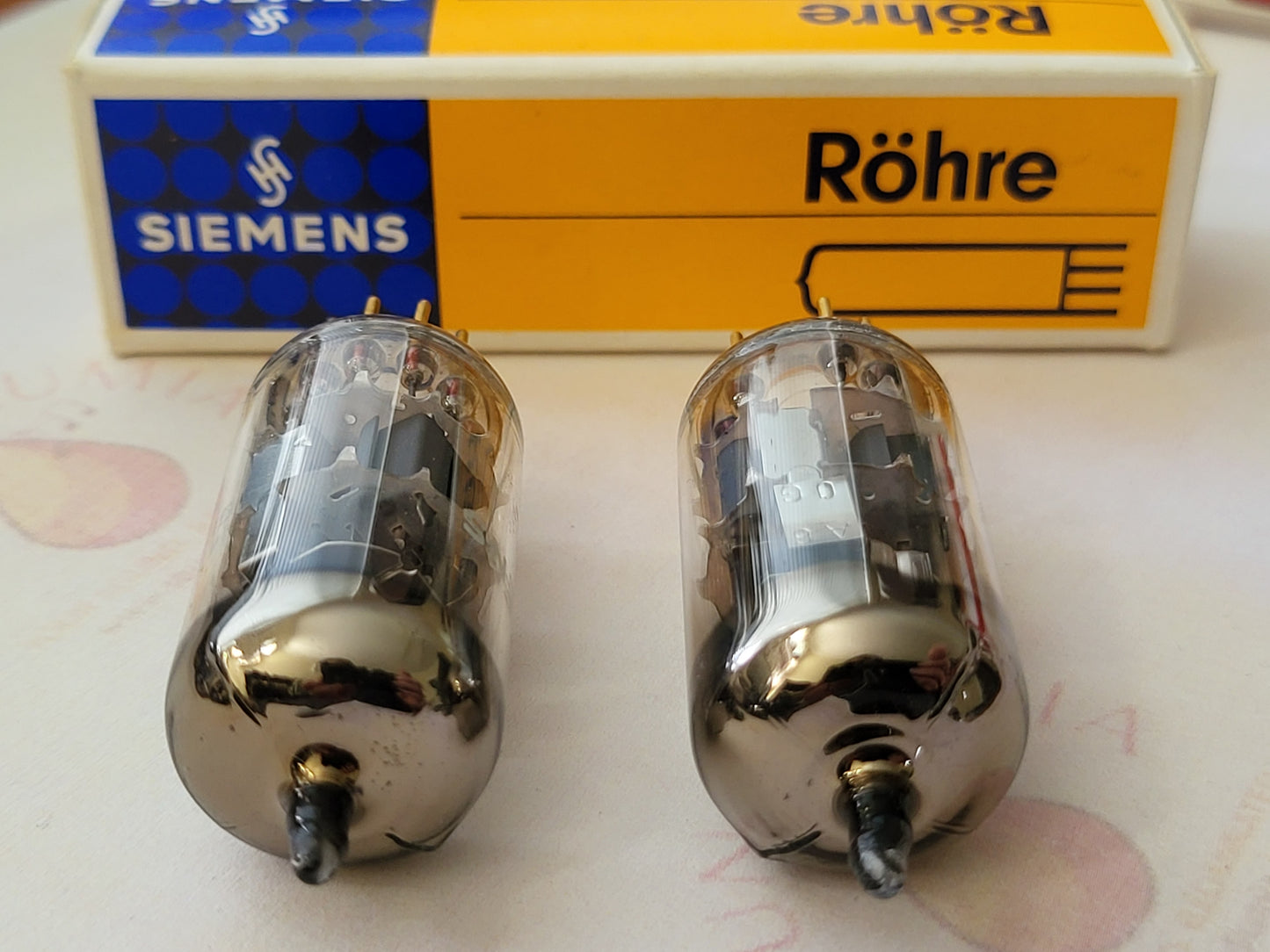 Siemens CCa (E88CC+) Silver Shield A-Frame Matched Pair w/ BWB Tube - Munich A4 9L/A6 0G - NOS