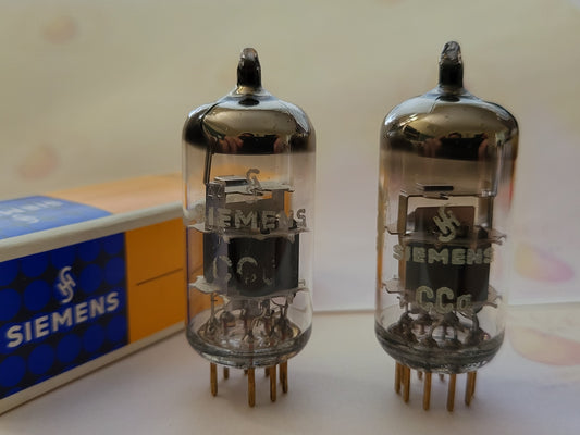 Siemens CCa (E88CC+) Silver Shield A-Frame Matched Pair w/ BWB Tube - Munich A4 9L/A6 0G - NOS