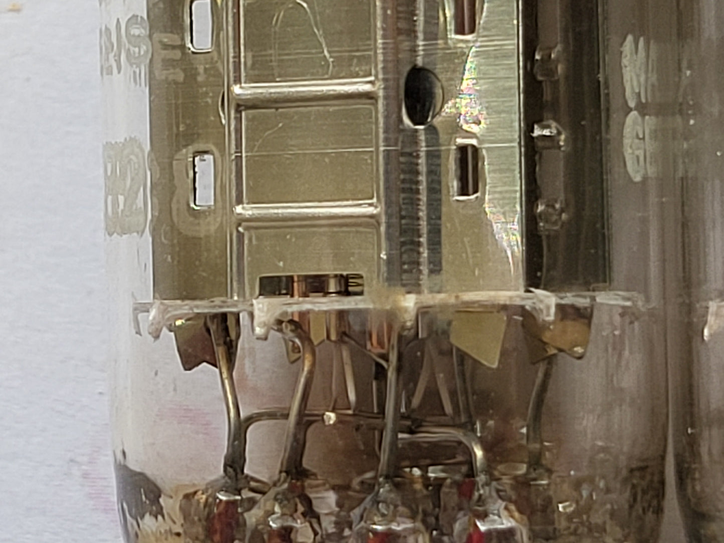 Siemens ECC82 12AU7 SELTENES 14 mm Chromplatten-Paar, passend – München 1962 – NOS