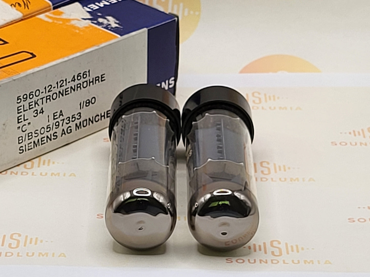 Siemens EL34 Passendes Paar Originalverpackung - Neuware