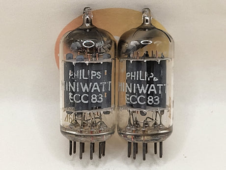 Philips ECC83 MC2 vacuum tube with D-Foil Getter and Long Plates, image 2