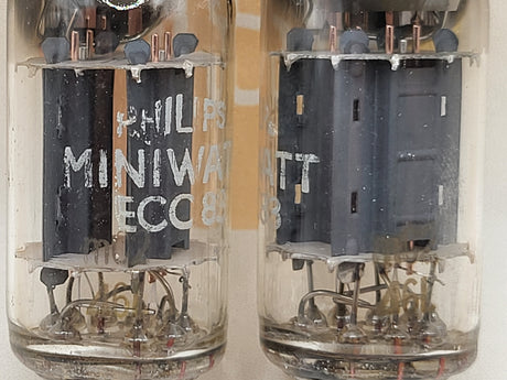 Philips ECC83 MC2 vacuum tube with D-Foil Getter and Long Plates, image 4