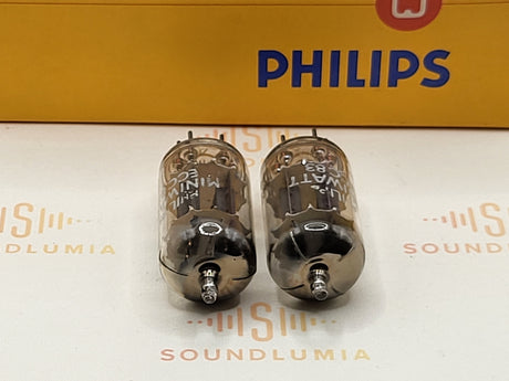 Philips ECC83 MC2 vacuum tube with D-Foil Getter and Long Plates, image 8