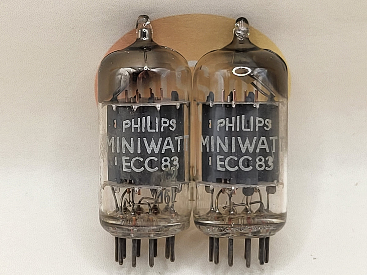 Philips ECC83 MC2 vacuum tube with D-Foil Getter and Long Plates, image 12