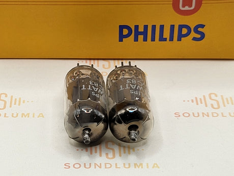 Philips ECC83 MC2 vacuum tube with D-Foil Getter and Long Plates, image 16