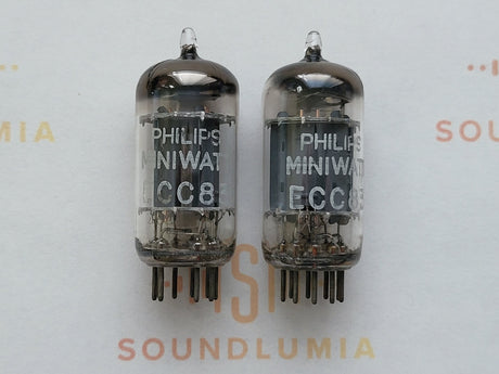 Philips ECC83 12AX7 vacuum tube with D-Foil Getter and Long Plates, image 13
