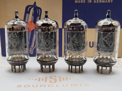 Telefunken ECC83 12AX7 Plaques lisses Berlin