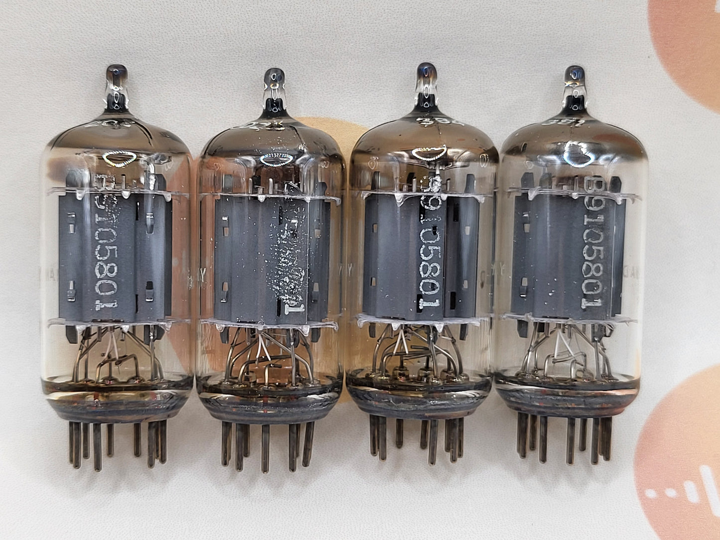 Telefunken ECC83 12AX7 Plaques lisses Berlin