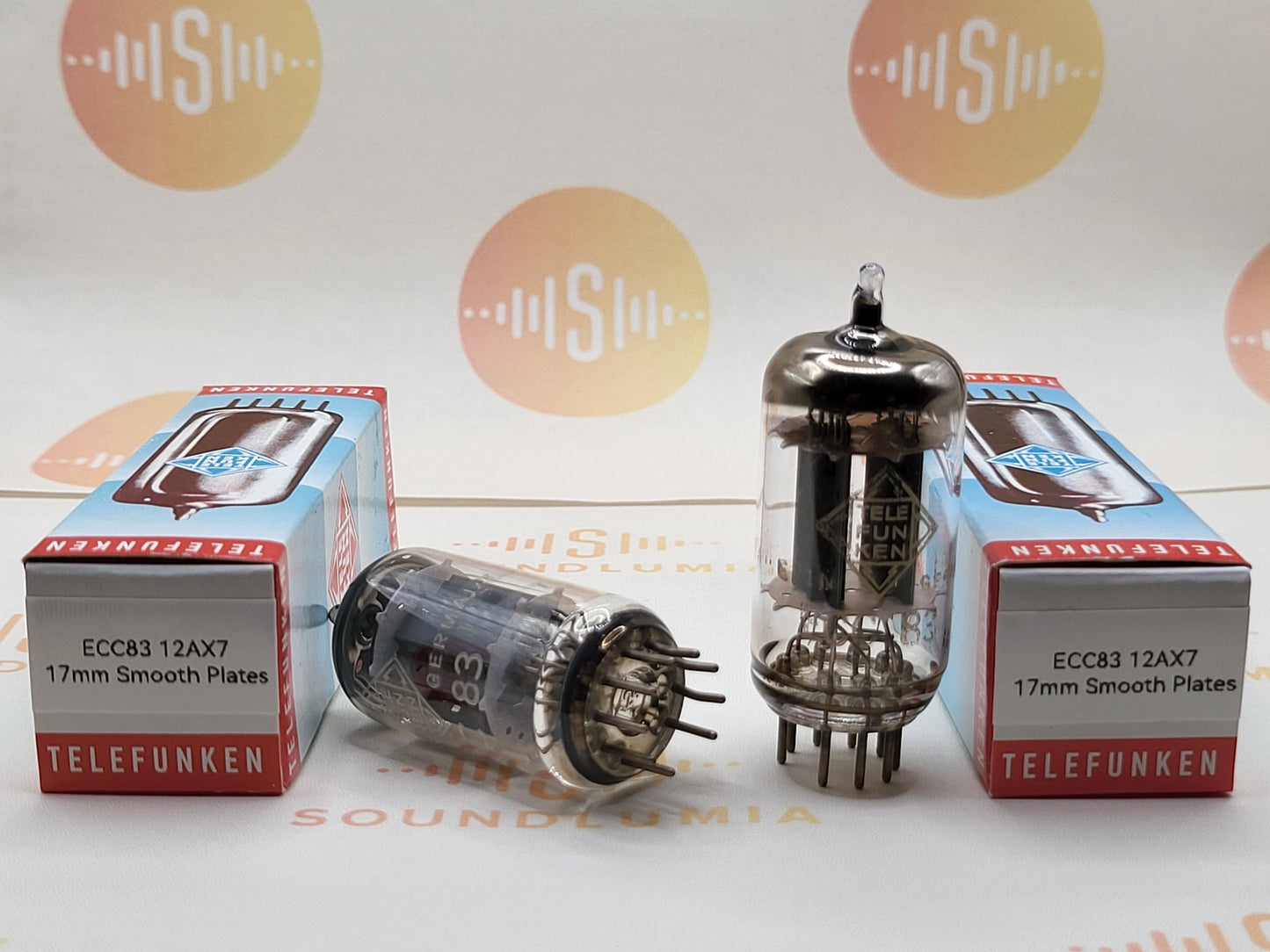Telefunken ECC83 12AX7 Smooth Plates Berlin