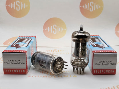 Telefunken ECC83 12AX7 Smooth Plates Berlin