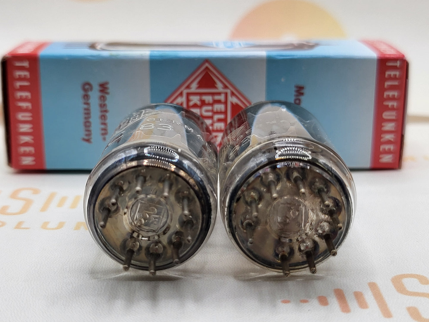 Telefunken ECC83 12AX7 Smooth Plates Berlin