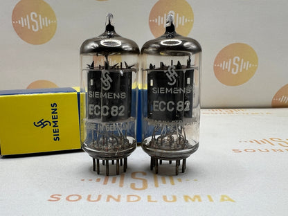 Telefunken ECC82 Piastre Righe ◇ (Edizione Siemens Hall 6)