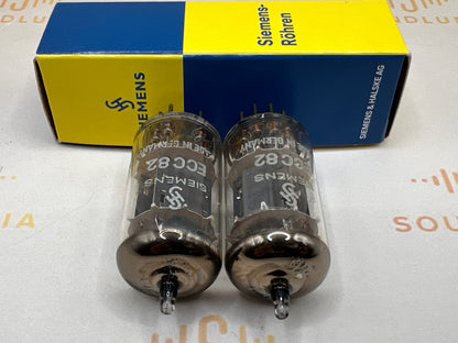 Telefunken ECC82 Piastre Righe ◇ (Edizione Siemens Hall 6)