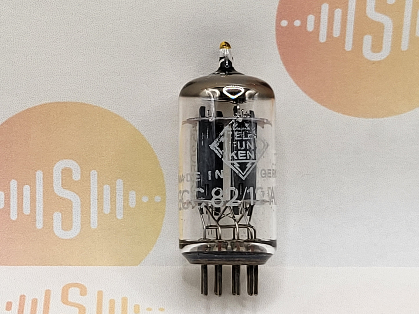 Telefunken ECC82 12AU7 Glatte Platten