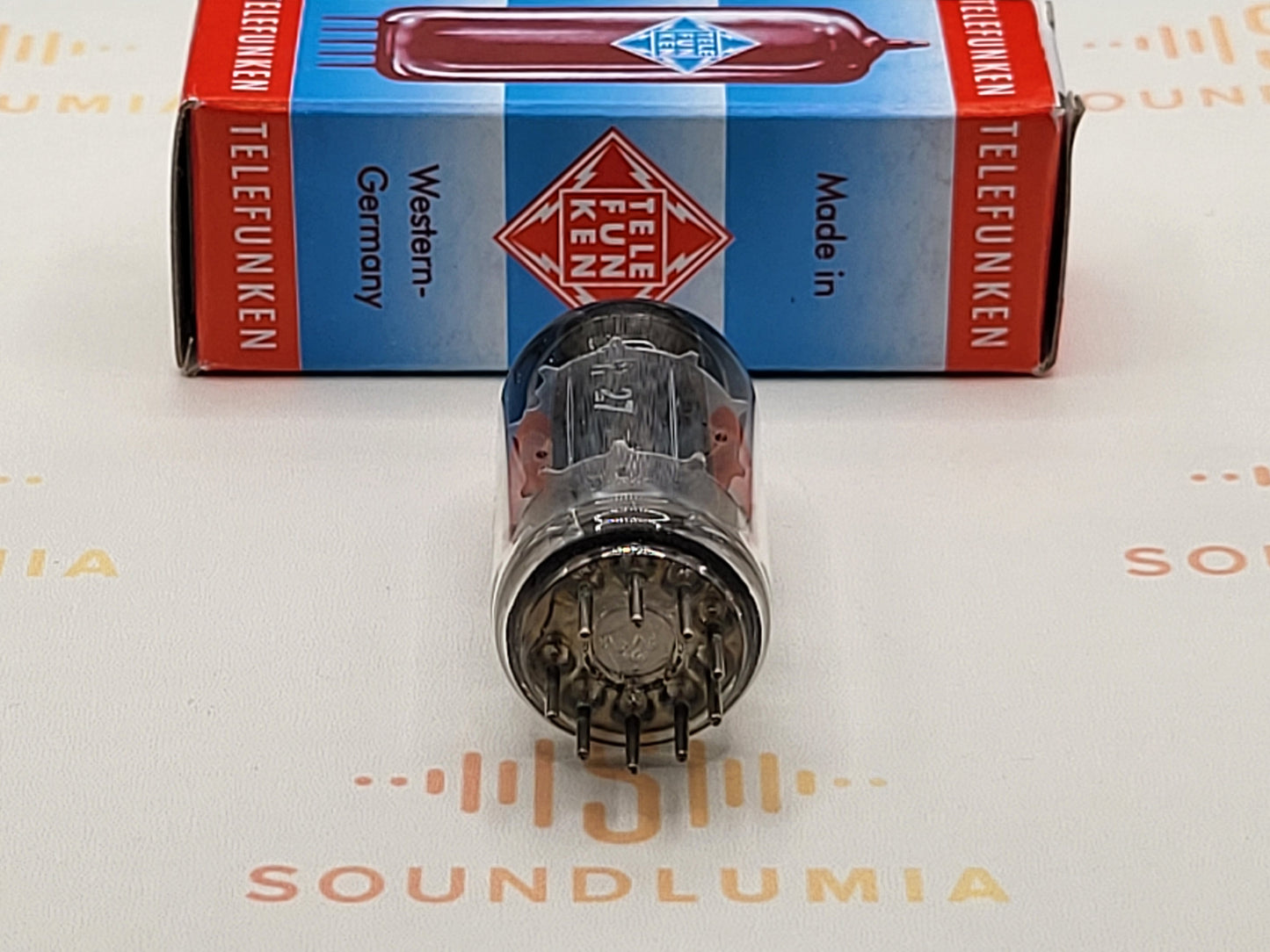 Telefunken ECC82 12AU7 Glatte Platten
