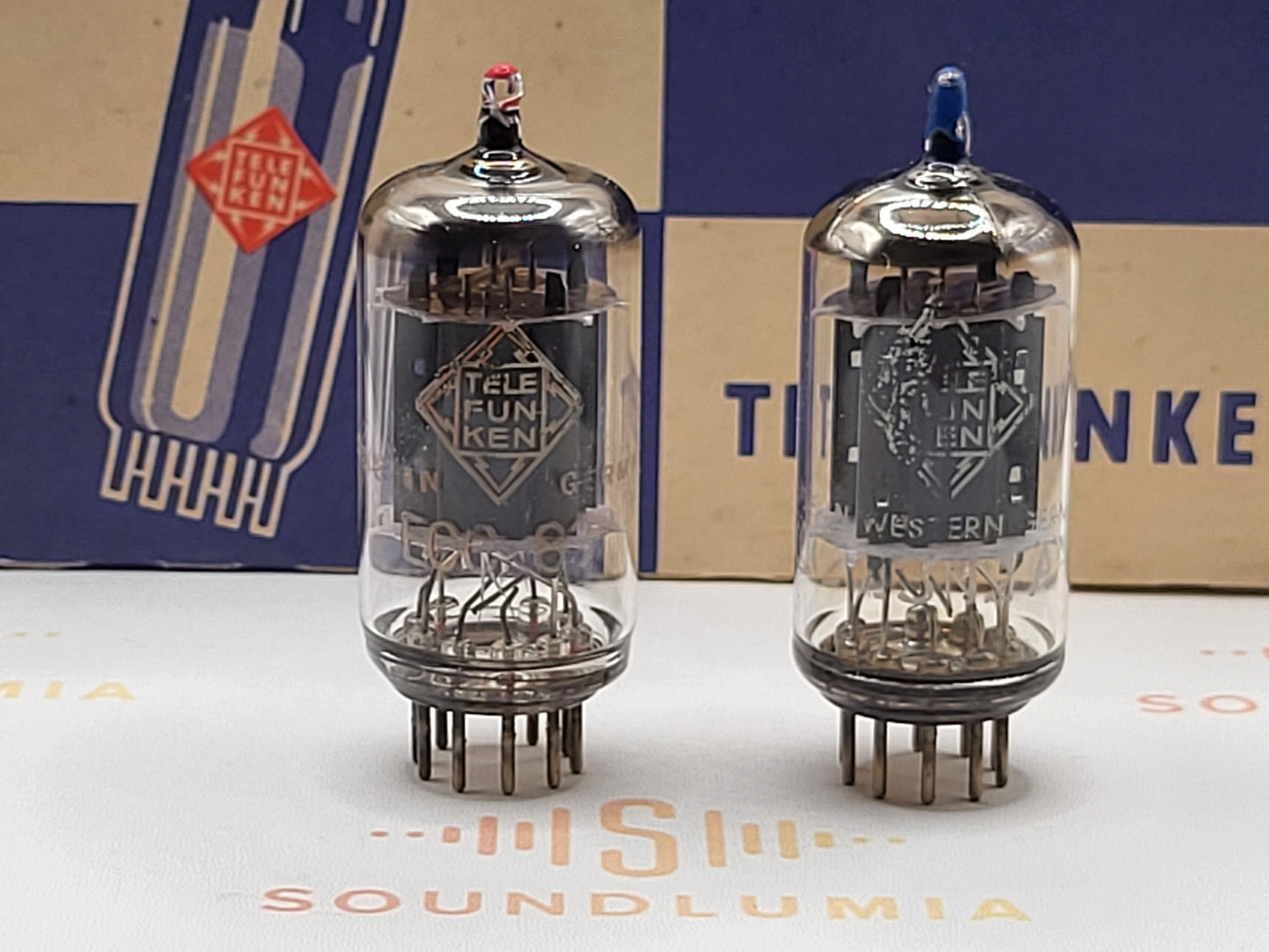 Telefunken ECC83 12AX7 Smooth Plates Berlin