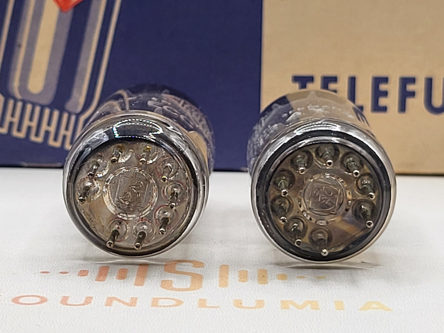 Telefunken ECC83 12AX7 Plaques lisses Berlin