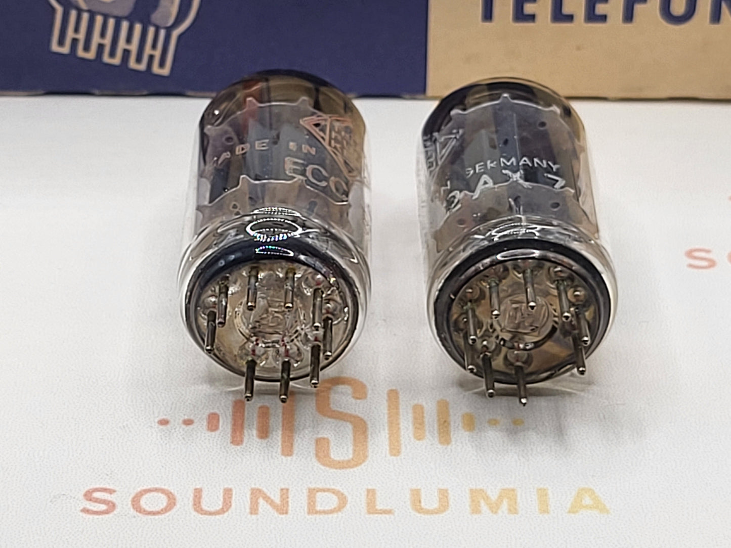 Telefunken ECC83 12AX7 Smooth Plates Berlin
