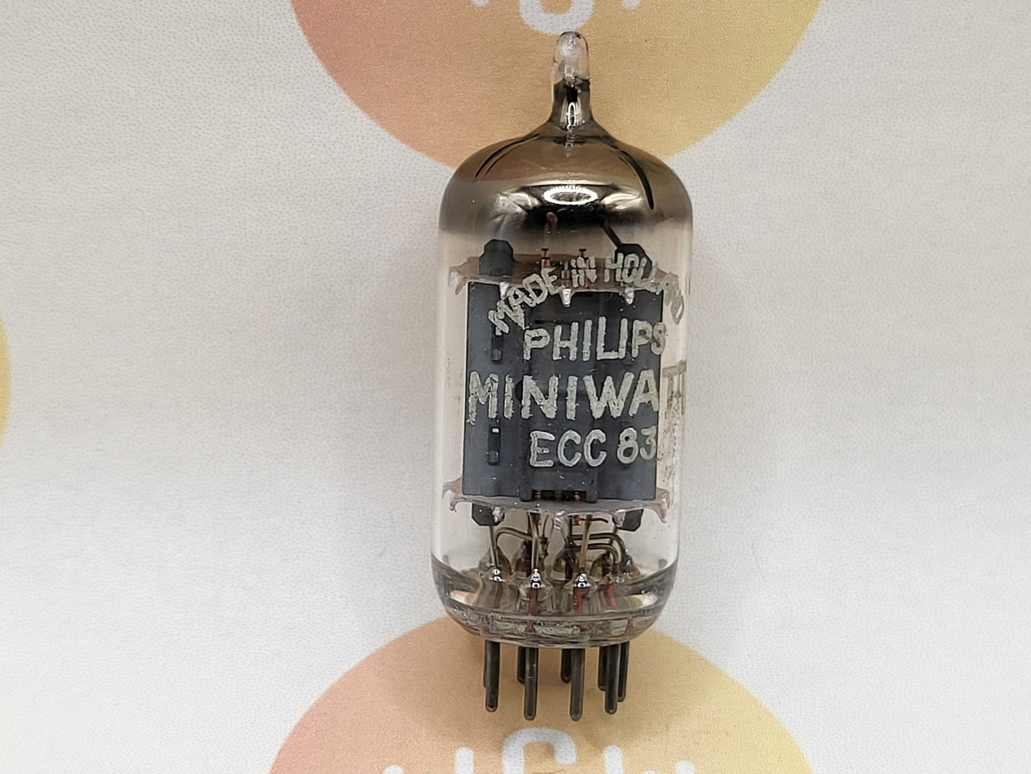 1x Siemens ECC83 12AX7 Langplatten - München, vor 1955 (‡U mCP) - Philips Label 