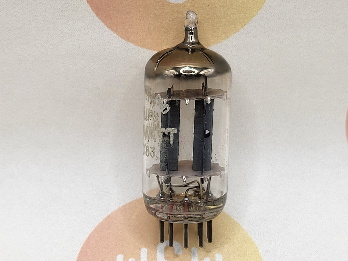 1x Siemens ECC83 12AX7 Langplatten - München, vor 1955 (‡U mCP) - Philips Label 