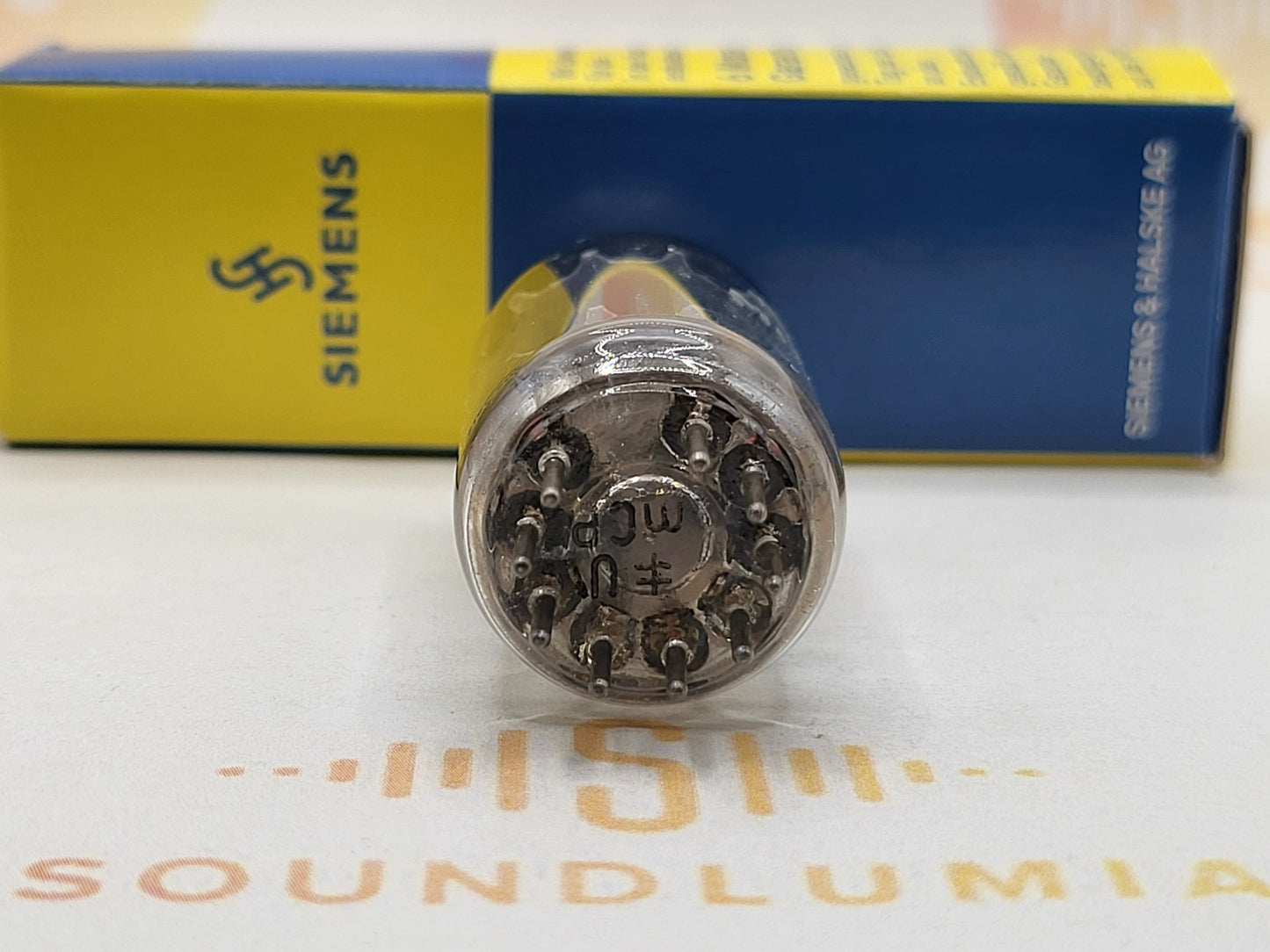 1x Siemens ECC83 12AX7 Langplatten - München, vor 1955 (‡U mCP) - Philips Label 