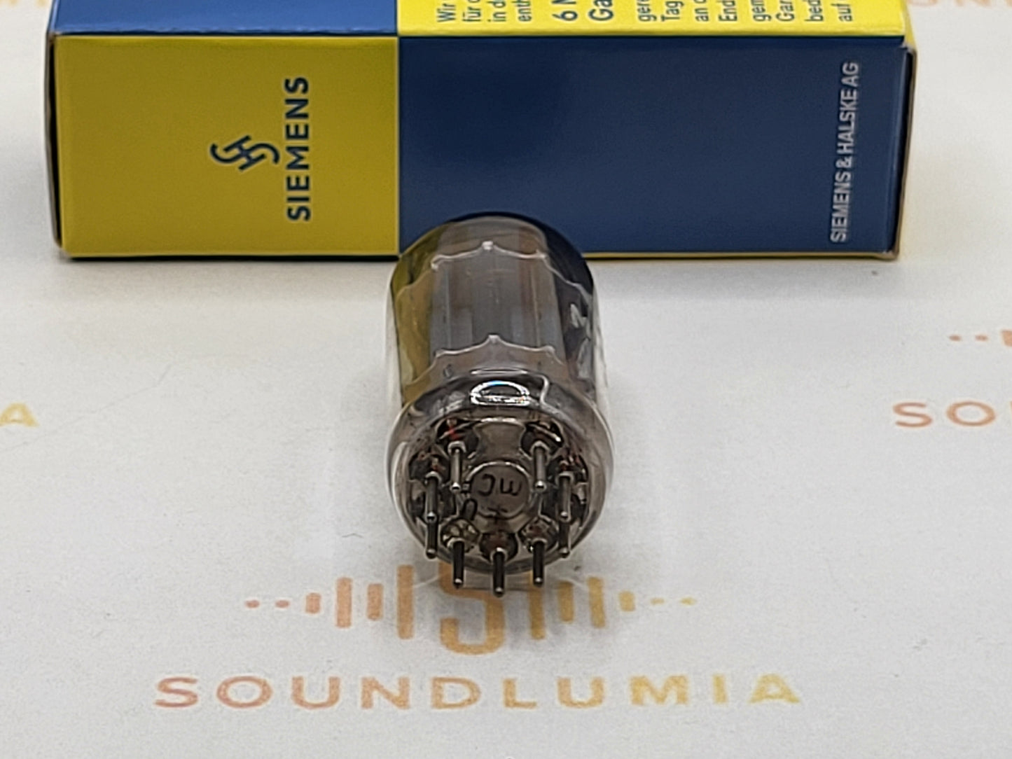 1x Siemens ECC83 12AX7 Langplatten - München, vor 1955 (‡U mCP) - Philips Label 