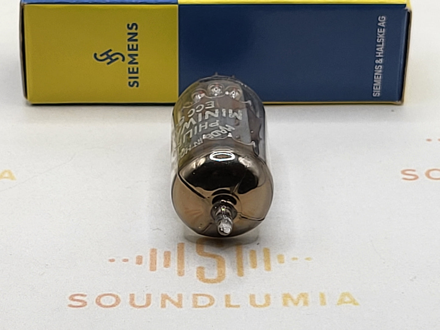 1x Siemens ECC83 12AX7 Langplatten - München, vor 1955 (‡U mCP) - Philips Label 