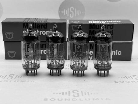 Mullard CV491 vacuum tube with SQ Getter and Long Plates, image 2