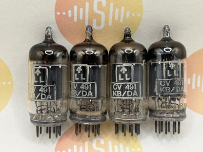 Mullard CV491 Long Plates Square Getter