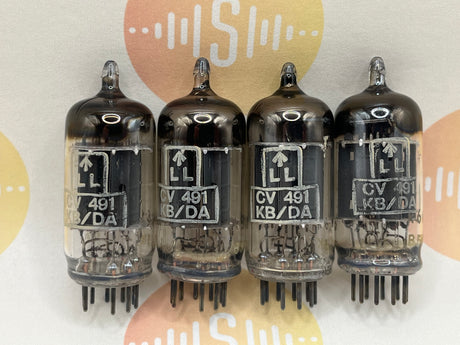Mullard CV491 vacuum tube with SQ Getter and Long Plates, image 4