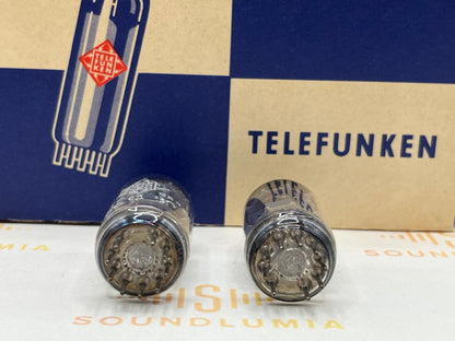 Telefunken ECC82 12AU7 Glatte Platten