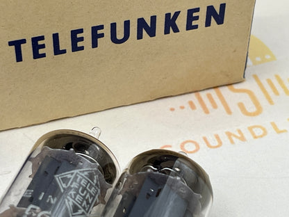 Telefunken ECC82 12AU7 Glatte Platten