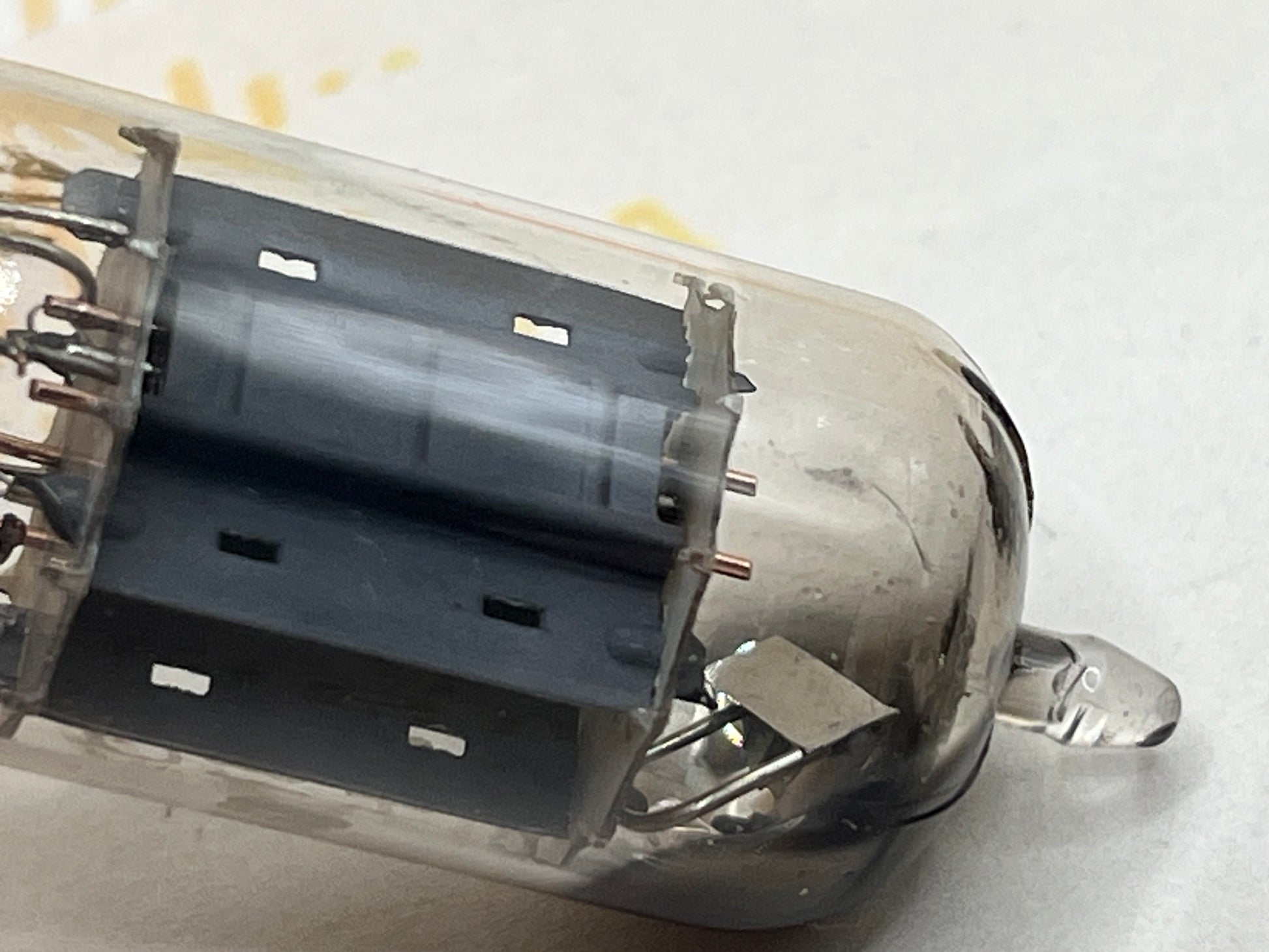 one Miniwatt Dario 12AX7 ECC83 chrome silver plate matched one Miniwatt Dario 12AX7 ECC83 chrome silver plate matched