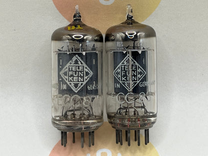 Telefunken ECC83 12AX7 Ribbed Plates Berlin