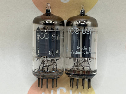 Telefunken ECC83 12AX7 Ribbed Plates Berlin