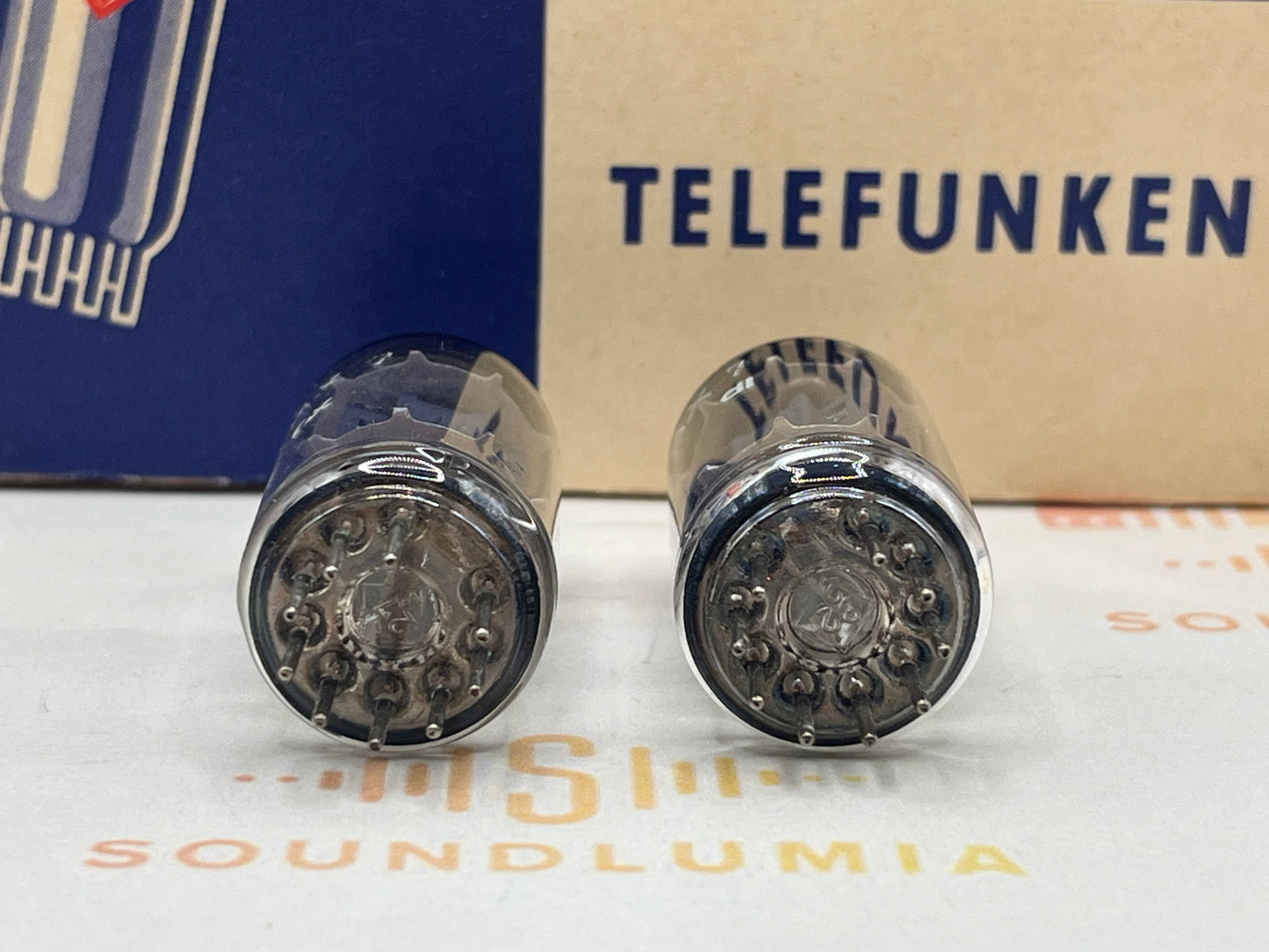 Telefunken ECC83 12AX7 Plaques nervurées Berlin  