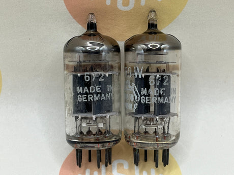 2x E82CC - BWB Falcon '61 - Same Code - Near NOS