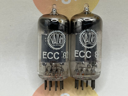 Valvo ECC82 12AU7 Long Plates 30° Hamburg