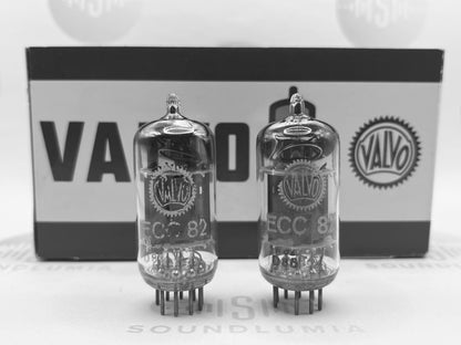 Valvo ECC82 12AU7 Long Plates 30° Hamburg